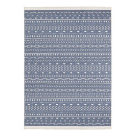 NORTHRUGS - Hanse Home koberce Kusový koberec Twin Supreme 103439 Kuba blue creme – na ven i na doma - 80x350 cm