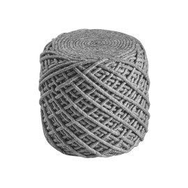 Obsession koberce Sedací vak ROYAL POUF POR 888 Silver - 40 x 40 x 40 cm cm