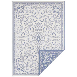 NORTHRUGS - Hanse Home koberce Kusový koberec Twin Supreme 103867 Leyte Blue/Cream – na ven i na doma - 80x150 cm