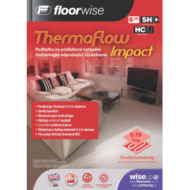 Floorwise Podložka pod koberec Floorwise Thermaflow Impact - 133x824 (role 11 m2) cm