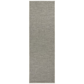 BT Carpet - Hanse Home koberce Běhoun Nature 104269 Grey/Anthracite – na ven i na doma - 80x350 cm
