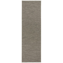 BT Carpet - Hanse Home koberce Běhoun Nature 104262 Grey/Multicolor – na ven i na doma - 80x350 cm