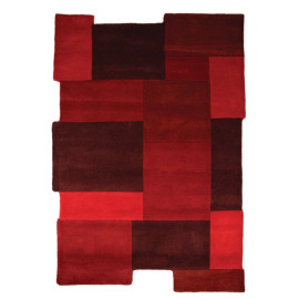 Flair Rugs koberce Kusový koberec Abstract Collage Red - 200x290 cm