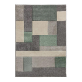 Flair Rugs koberce Kusový koberec Hand Carved Cosmos Mint/Grey/Cream - 120x170 cm