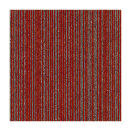 Tapibel Kobercový čtverec Coral Lines 60380-50 červeno-šedý - 50x50 cm