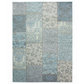 Flair Rugs koberce Kusový koberec Manhattan Patchwork Chenille Duck Egg - 120x170 cm