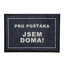 GDmats koberce Rohožka Pro pošťáka jsem doma 40x60 cm - na ven i na doma - 40x60 cm