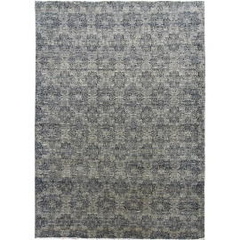 Diamond Carpets koberce AKCE: Ručně vázaný kusový koberec Diamond DC-JK 1 SILVER/BLACK - 305x425 cm