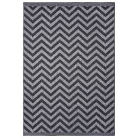 NORTHRUGS - Hanse Home koberce Kusový koberec Twin Supreme 105472 Palma Night Silver – na ven i na doma - 80x250 cm