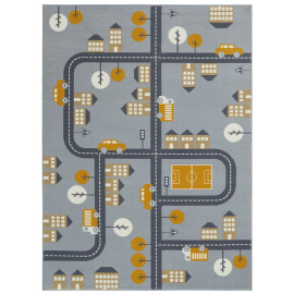 Hanse Home Collection koberce Dětský koberec Adventures 105530 Mouse Mustard - 160x220 cm