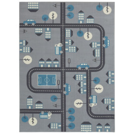 Hanse Home Collection koberce Dětský koberec Adventures 105532 Mouse Blue - 80x150 cm