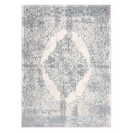 Dywany Łuszczów Kusový koberec Core W7161 Vintage rosette blue/cream and grey - 160x220 cm