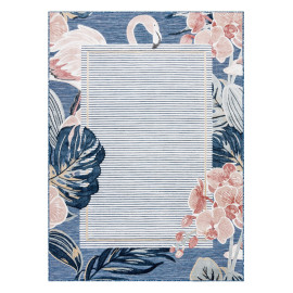 Dywany Łuszczów Kusový koberec Botanic 65240 Flamingo navy – na ven i na doma - 137x190 cm