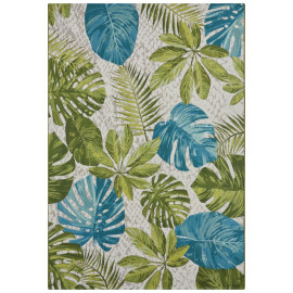 Hanse Home Collection koberce Kusový koberec Flair 105617 Tropical Leaves Turqouise Green – na ven i na doma - 160x235 cm