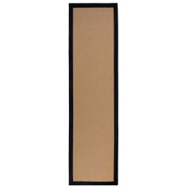 Flair Rugs koberce Běhoun Herringbone Border Kira Black - 60x230 cm