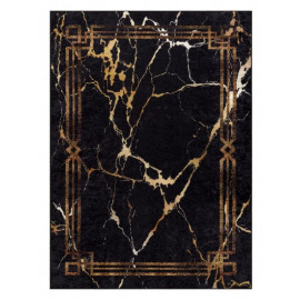 Dywany Łuszczów Kusový koberec Miro 51333.801 Marble black / gold - 120x170 cm