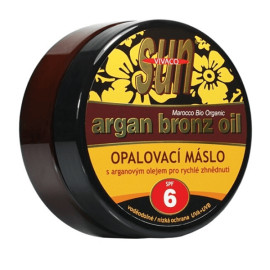 Máslo s arganovým olejem pro rychlé zhnědnutí SPF6 VIVACO 200 ml