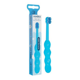 Dětský zubní kartáček Super soft Premium 0-2 let 4080 štětin modrá Nordics Oral Care
