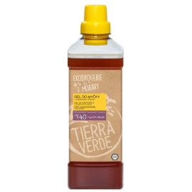 Gel do myčky nádobí z mýdlových ořechů s BIO pomerančovou silicí (láhev) Tierra Verde 1l