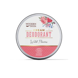 Přírodní krémový deodorant "Wild flowers" Wooden Spoon 60 ml