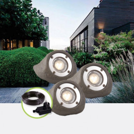 Garden Lights Lapis SET 3x LED 3W + trafo + kabel, set svítidel, Garden Lights