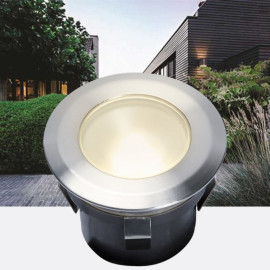 Garden Lights Larch LED teplá bílá - 1x venkovní zápustné LED svítidlo, Garden Lights