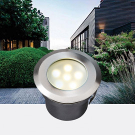 Garden Lights Sirius LED 1W, 30lm, 3000K, IP68 venkovní zápustné pojezdové svítidlo na 12V, Garden Lights