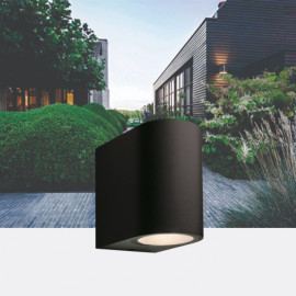 Garden Lights Gilvus černý, exteriérové nástěnné svítidlo, LED 4W, 12V, teplá bílá, Garden Lights