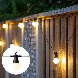 Garden Lights Party LED řetěz žárovky na 12V, 10 m, teplá bílá, Garden Lights