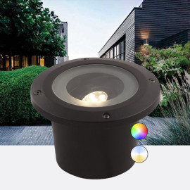 Garden Lights Rubum Plus, chytrý zemní zahradní LED reflektor 5W 12V, Garden Lights