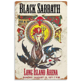 Plechová cedule Black Sabbath Velikost: A4 (30 x 20 cm)