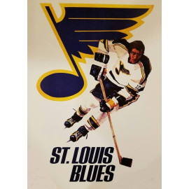 Plechová cedule St. Louis Blues Velikost: A5 (20 x 15 cm)