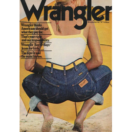 Plechová cedule Wrangler Velikost: A4 (30 x 20 cm)