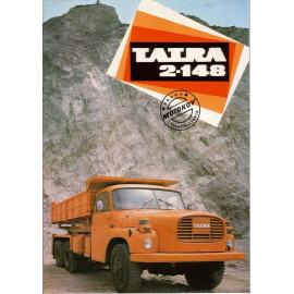 Plechová cedule Tatra 2-148 Velikost: A4 (30 x 20 cm)