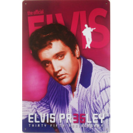 Plechová cedule Elvis II Velikost: A4 (30 x 20 cm)