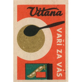 Plechová cedule Vitana vaří za vás II Velikost: A5 (20 x 15 cm)