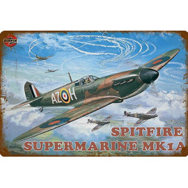 Plechová cedule Spitfire Velikost: A5 (20 x 15 cm)