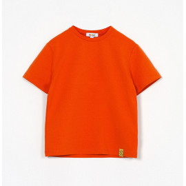 MUFFIN MODE Ležérní bavlněné tričko s krátkým rukávem, oranžové Velikost: 86/92