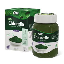 Green Ways BIO Chlorella v prášku 350 g / Čistí a regeneruje