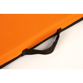 Ortopedická matrace pelíšek se snimatelným potahem oranžová textilie Oxford  50x35cm
