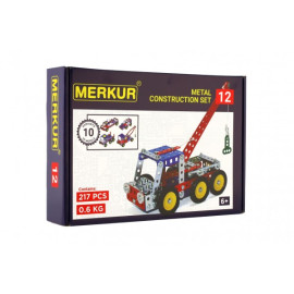 Merkur Toys Stavebnice MERKUR 012 Odtahové vozidlo 10 modelů  26x18x5cm