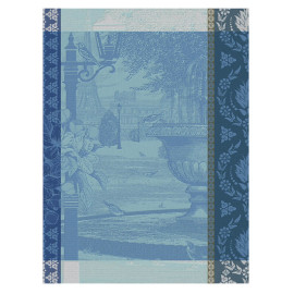 Le Jacquard Francais JARDIN PARISIEN Utěrka 80 x 60 cm Modrá