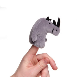 Nosorožec - prstový maňásek