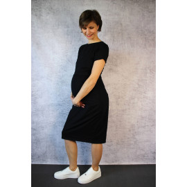 Kojicí a těhotenské šaty Noemi 3v1 Oriclo černé Barva: Černá, Velikost: L