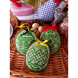 Velikonoční perníčky - jednotlivě Druh perníčku: vajíčko zelené