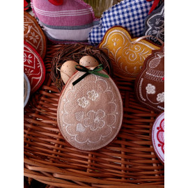 Velikonoční perníčky - jednotlivě Druh perníčku: vajíčko béžové