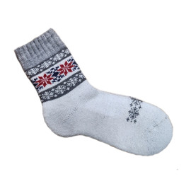 Dámské zimní sportovní funkční ponožky Norsko s ovčí vlnou / Udr