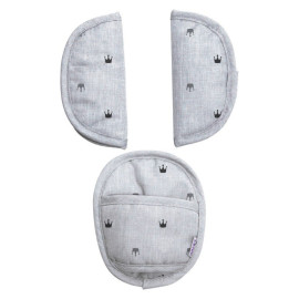 Chránič pásu Universal Pads Light Grey Crowns