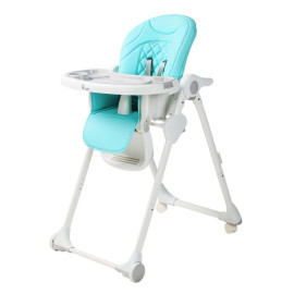 Jídelní židlička B-DINNER CHAIR WHEELY Blue
