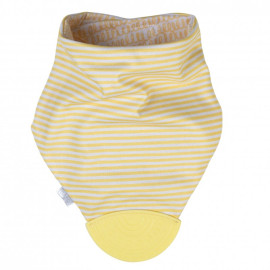 Oboustranný slintáček s kousátkem Yellow
